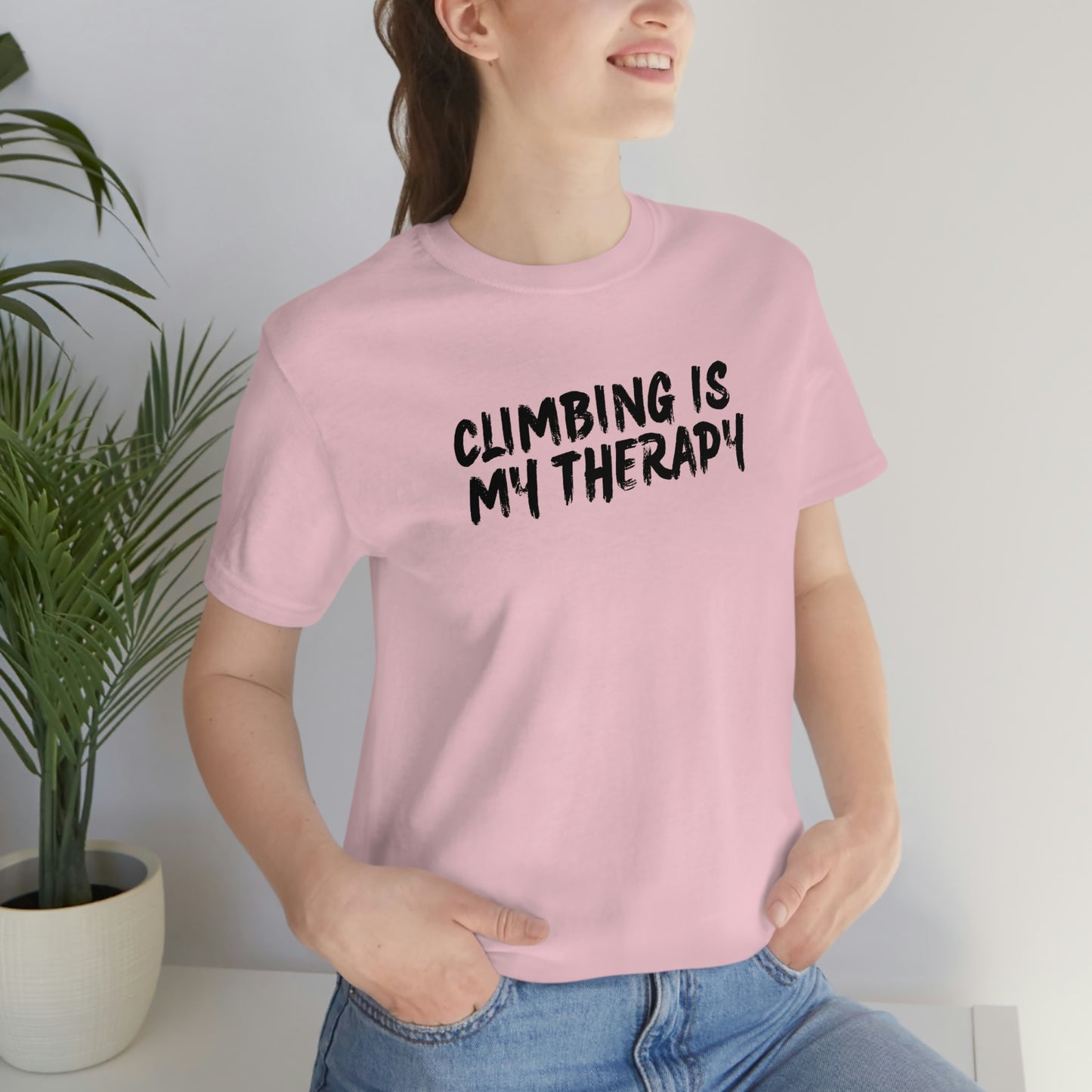 “Climbing is My Therapy” Tee