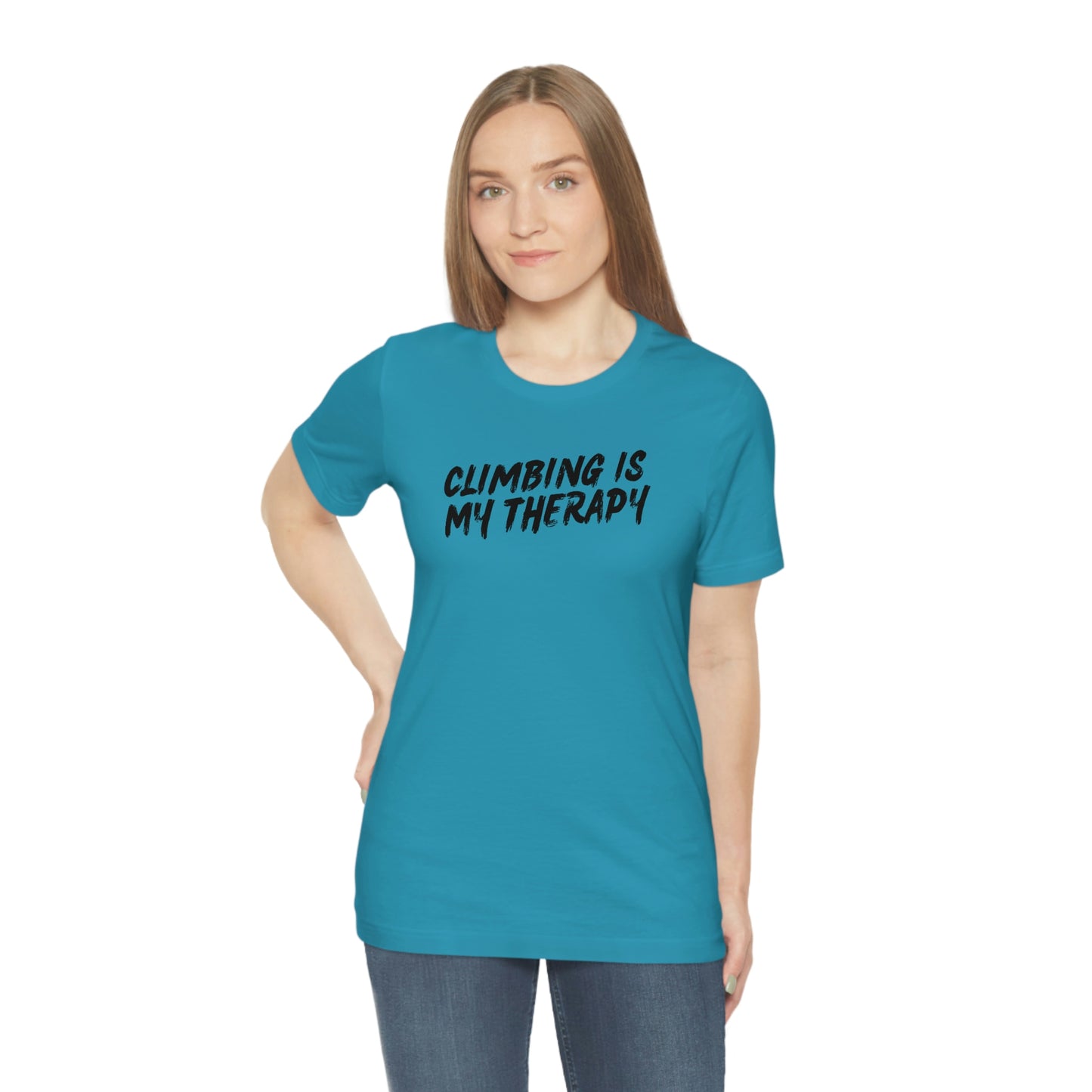 “Climbing is My Therapy” Tee