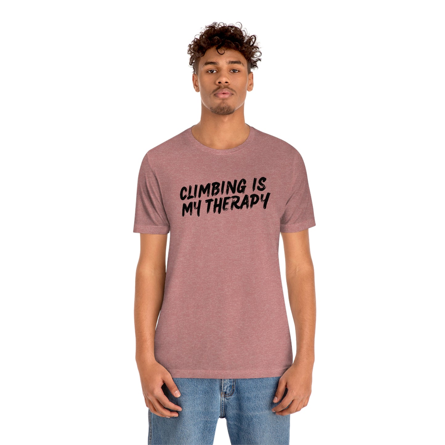 “Climbing is My Therapy” Tee