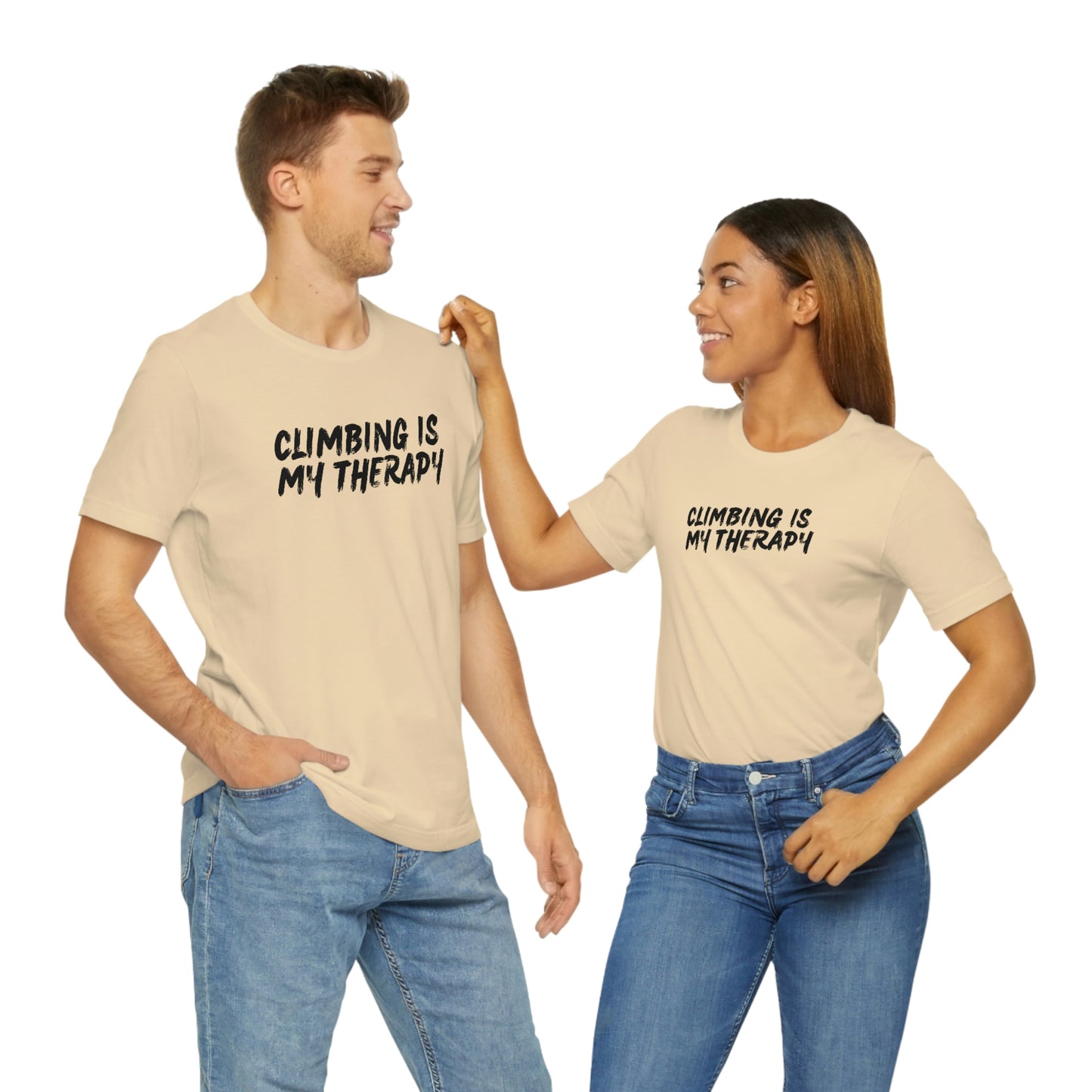 “Climbing is My Therapy” Tee