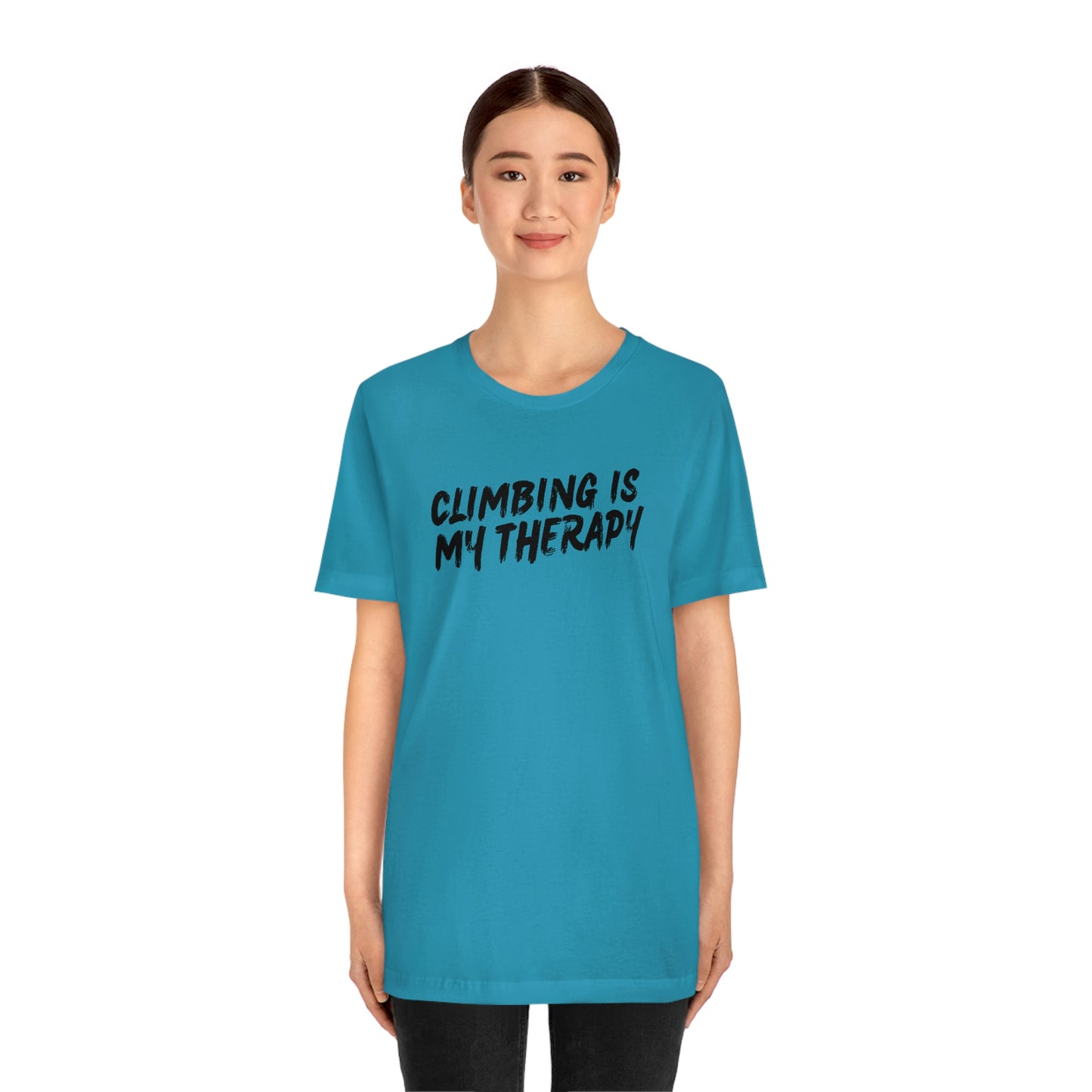 “Climbing is My Therapy” Tee