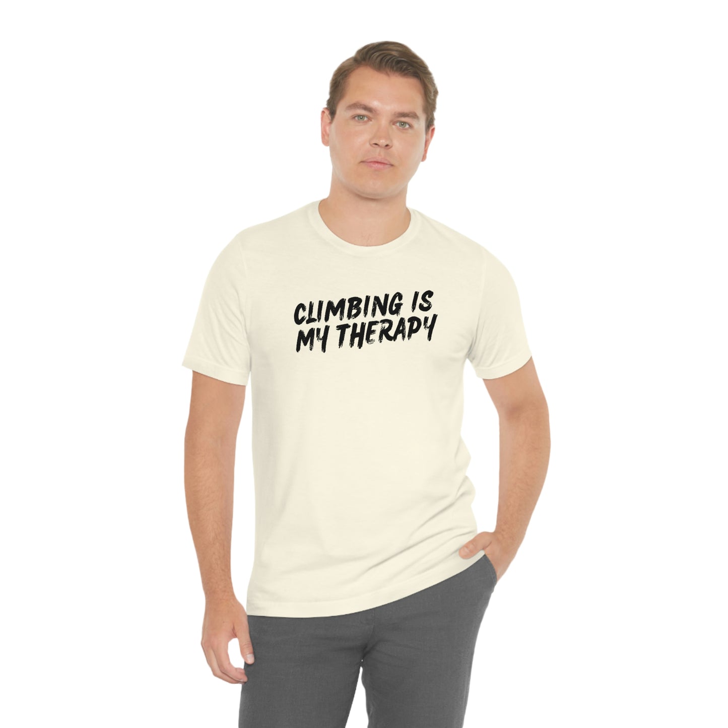 “Climbing is My Therapy” Tee