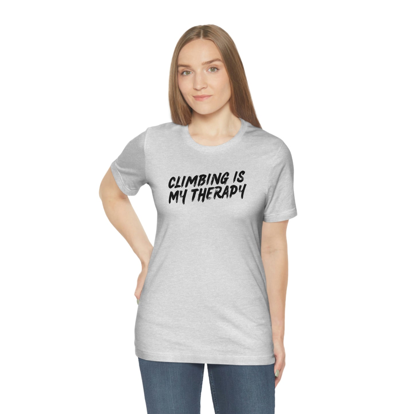 “Climbing is My Therapy” Tee
