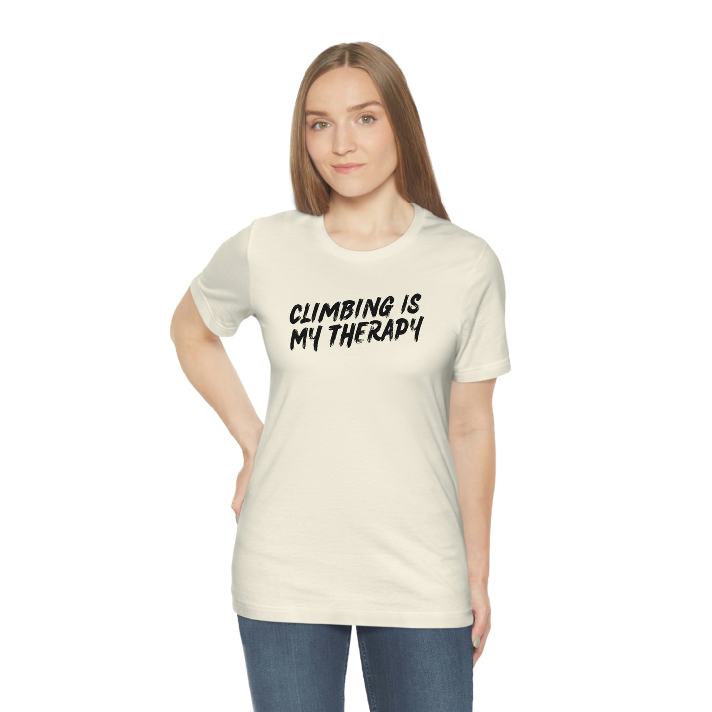 “Climbing is My Therapy” Tee