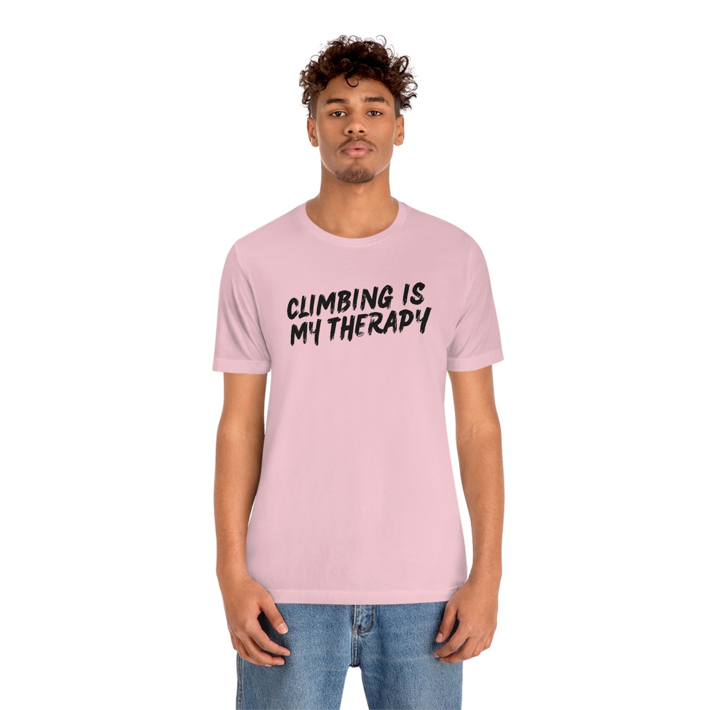 “Climbing is My Therapy” Tee