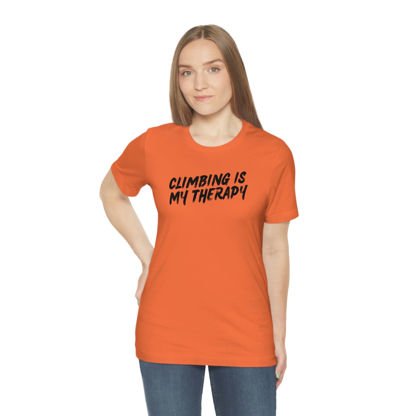“Climbing is My Therapy” Tee