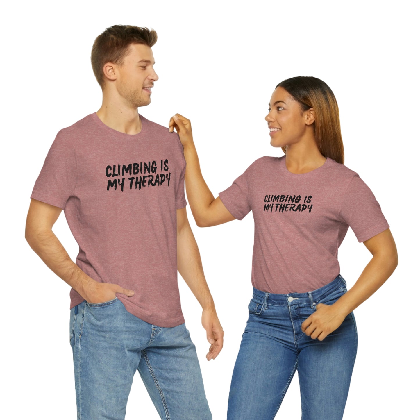 “Climbing is My Therapy” Tee
