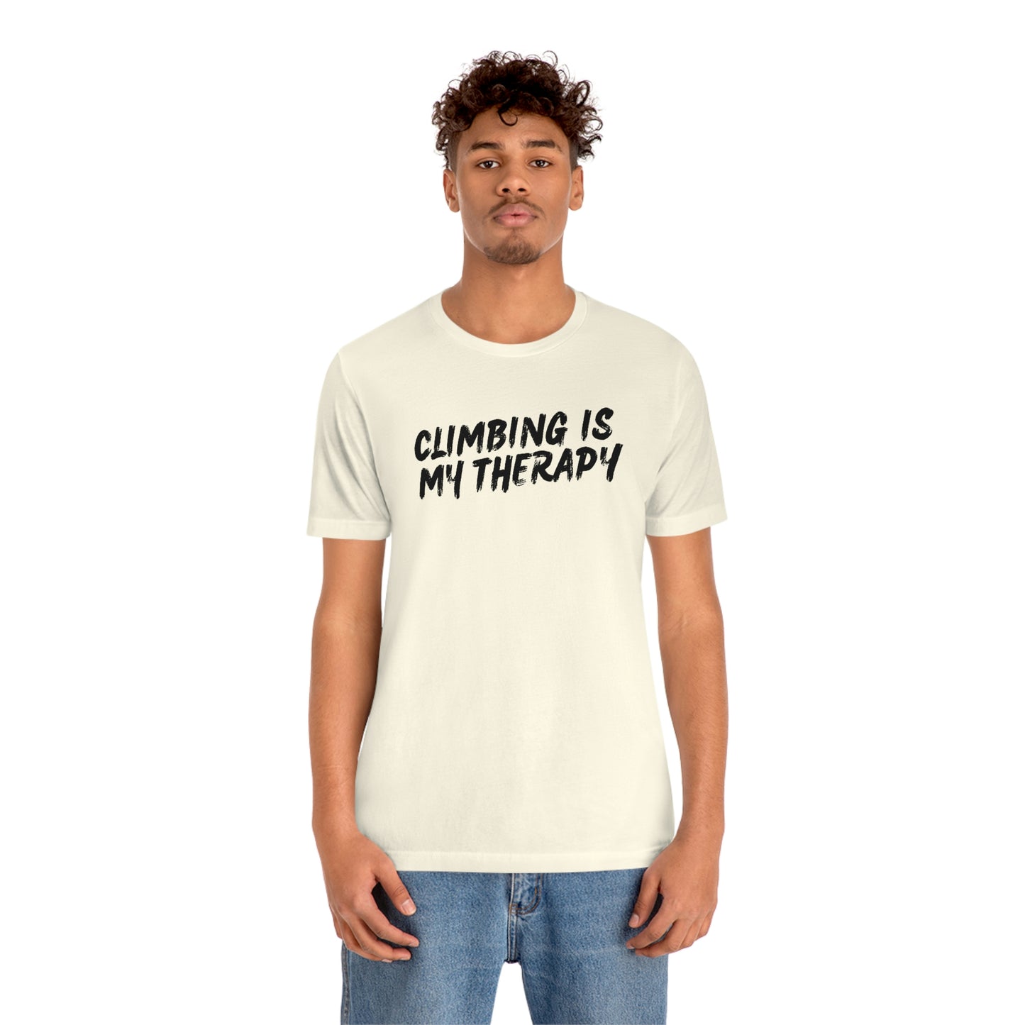 “Climbing is My Therapy” Tee