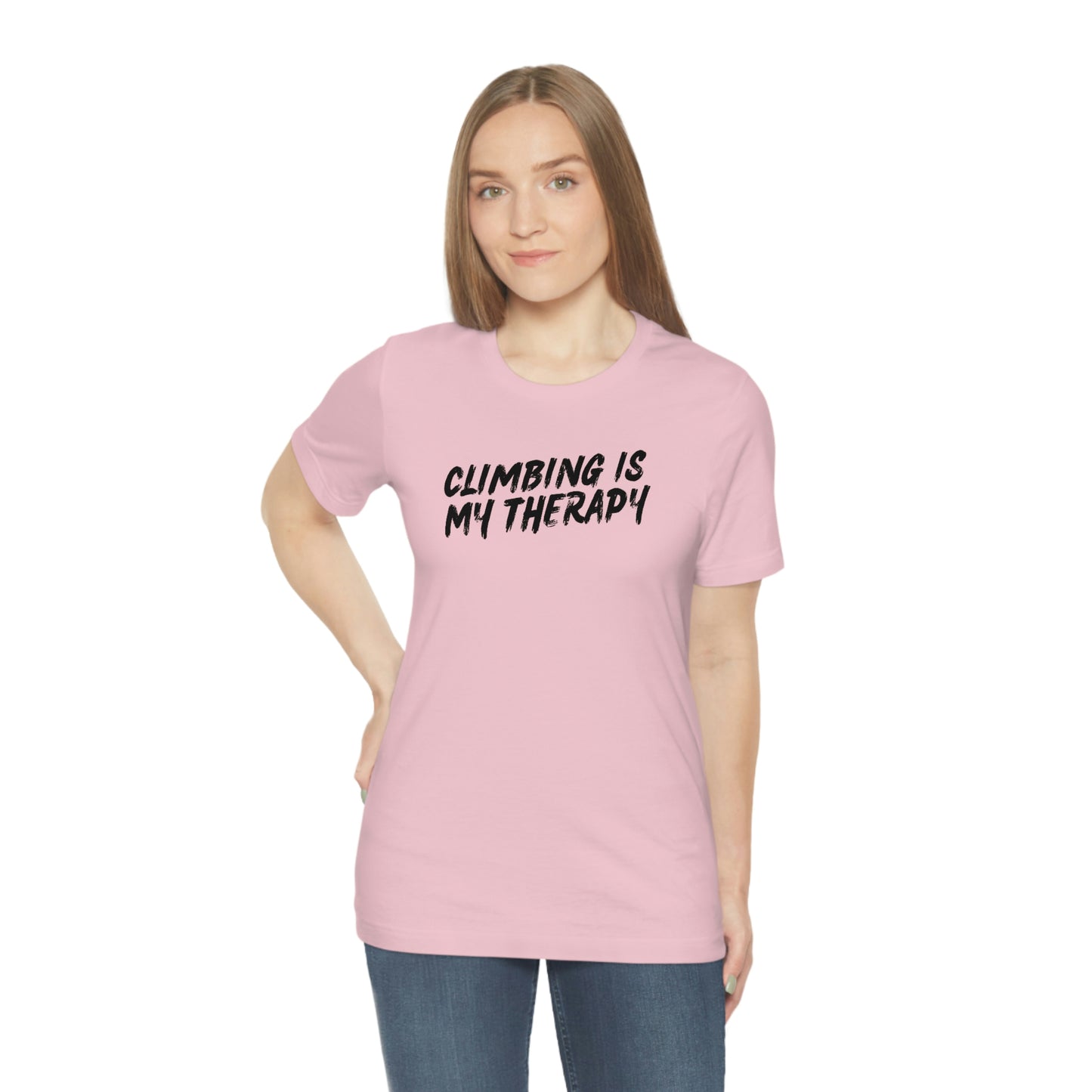 “Climbing is My Therapy” Tee