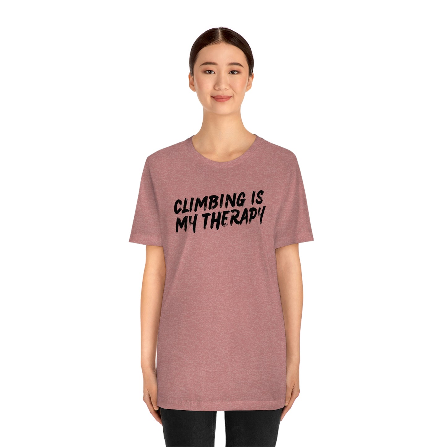 “Climbing is My Therapy” Tee