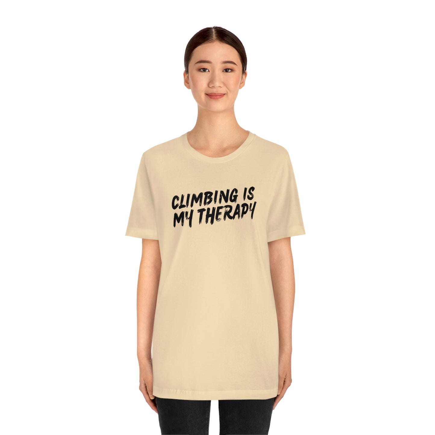 “Climbing is My Therapy” Tee