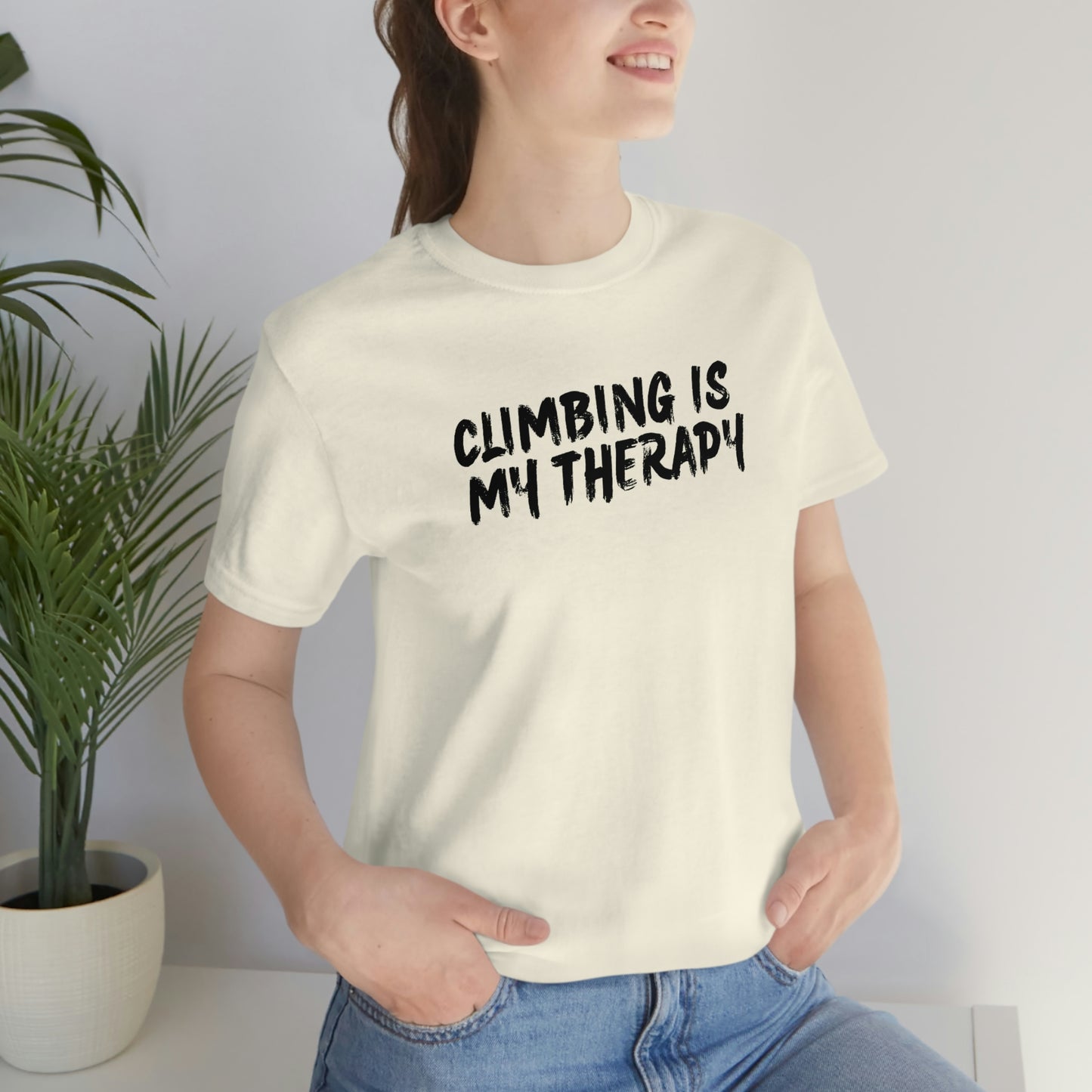 “Climbing is My Therapy” Tee