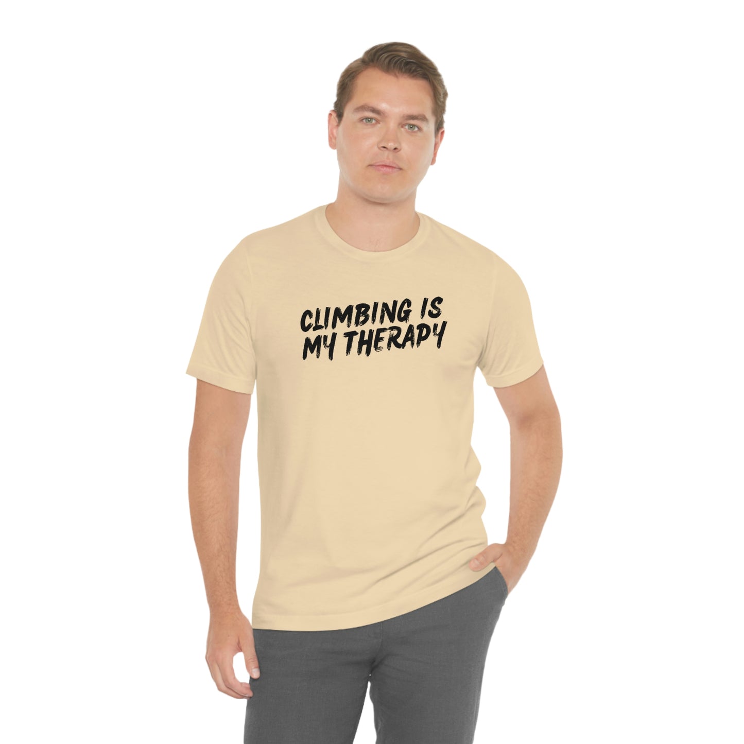 “Climbing is My Therapy” Tee