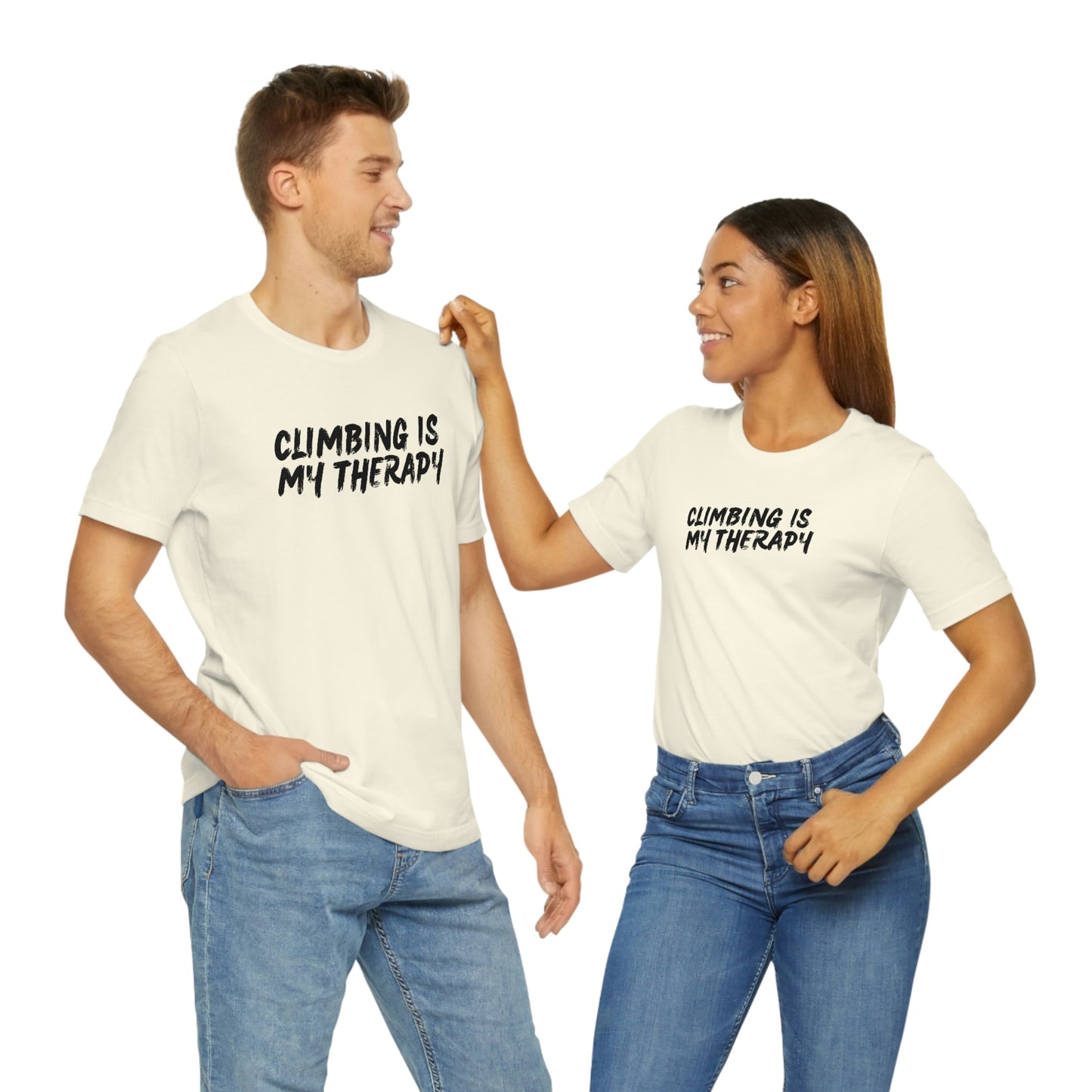 “Climbing is My Therapy” Tee