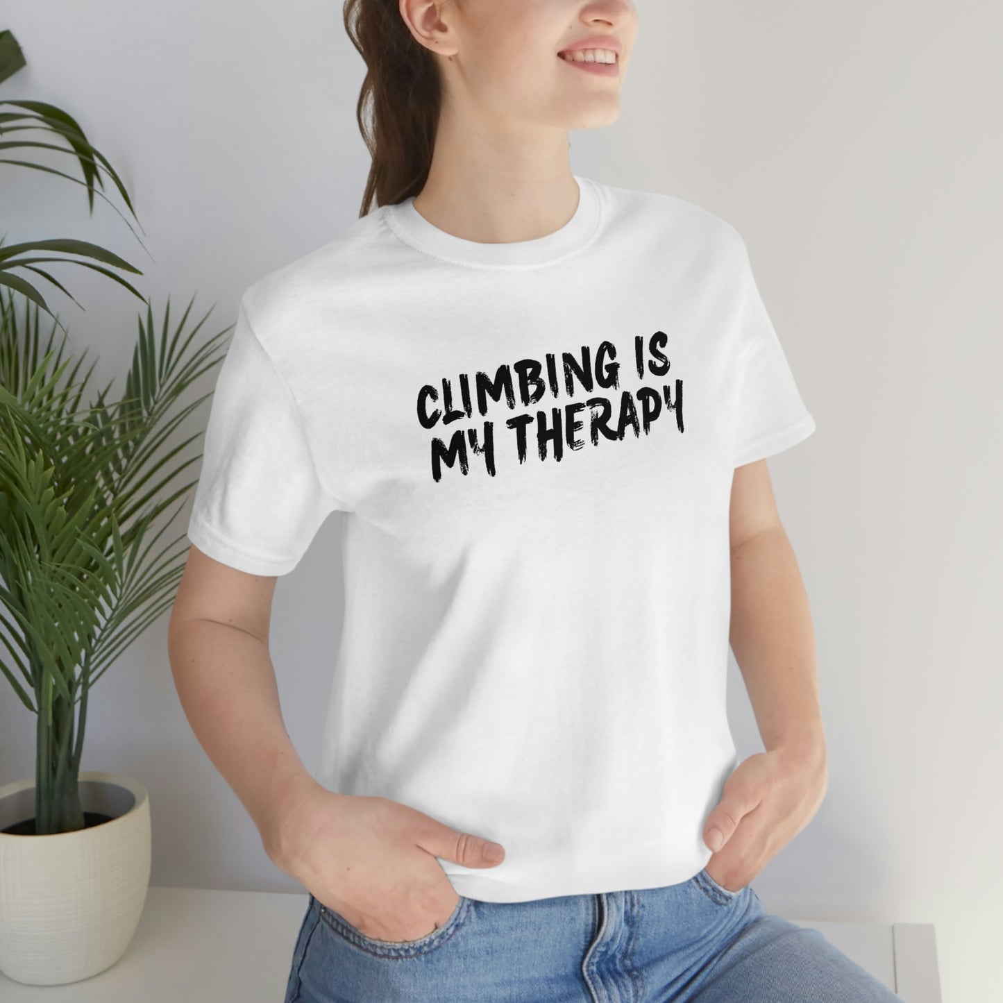 “Climbing is My Therapy” Tee