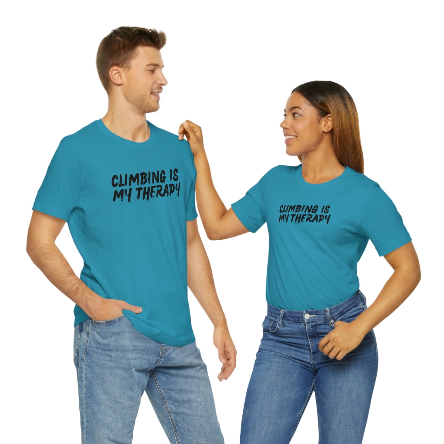 “Climbing is My Therapy” Tee