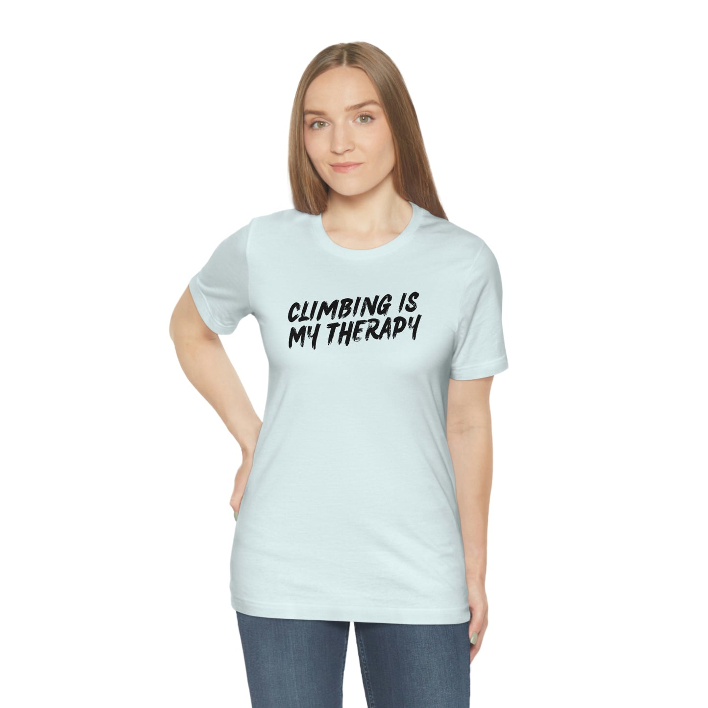 “Climbing is My Therapy” Tee
