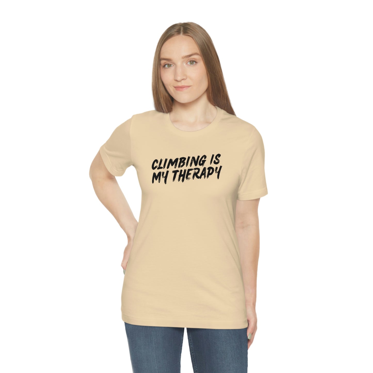 “Climbing is My Therapy” Tee