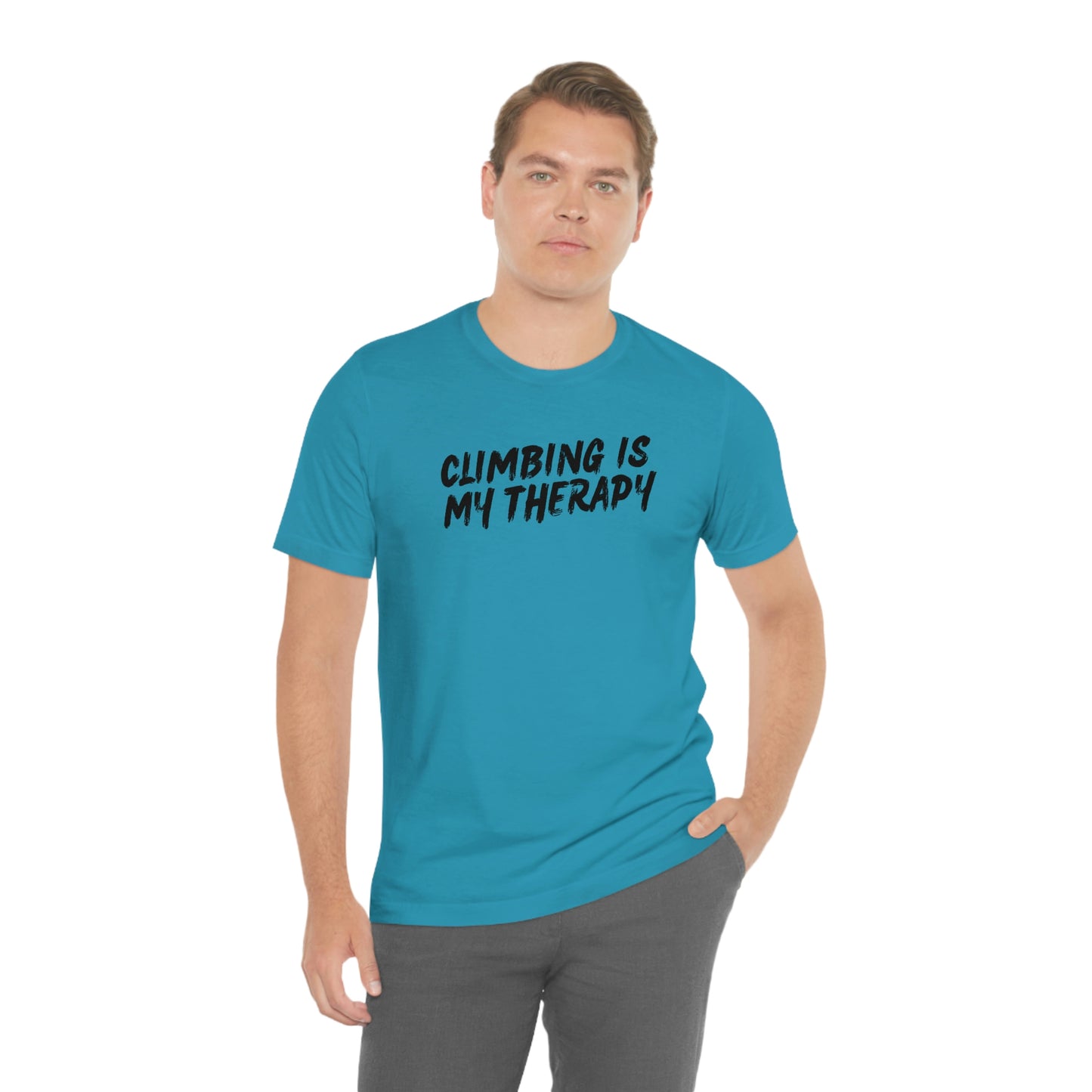“Climbing is My Therapy” Tee