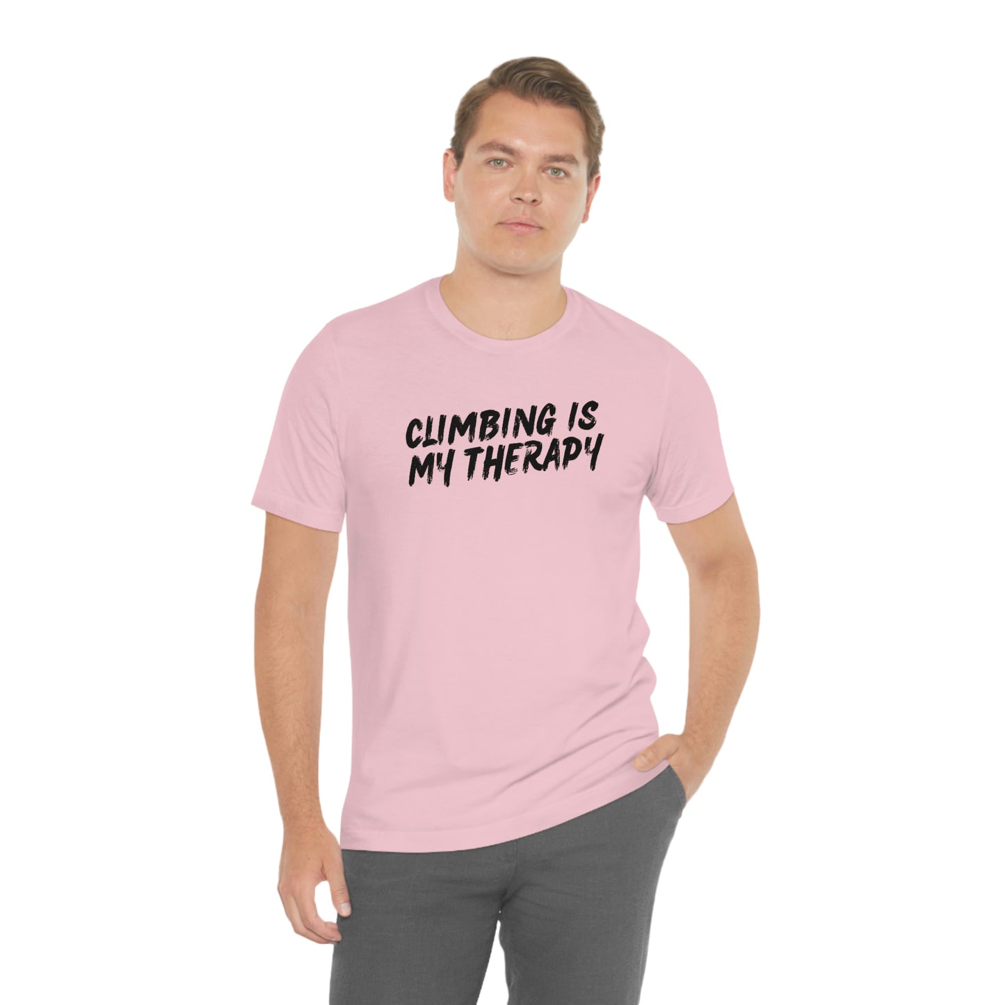 “Climbing is My Therapy” Tee
