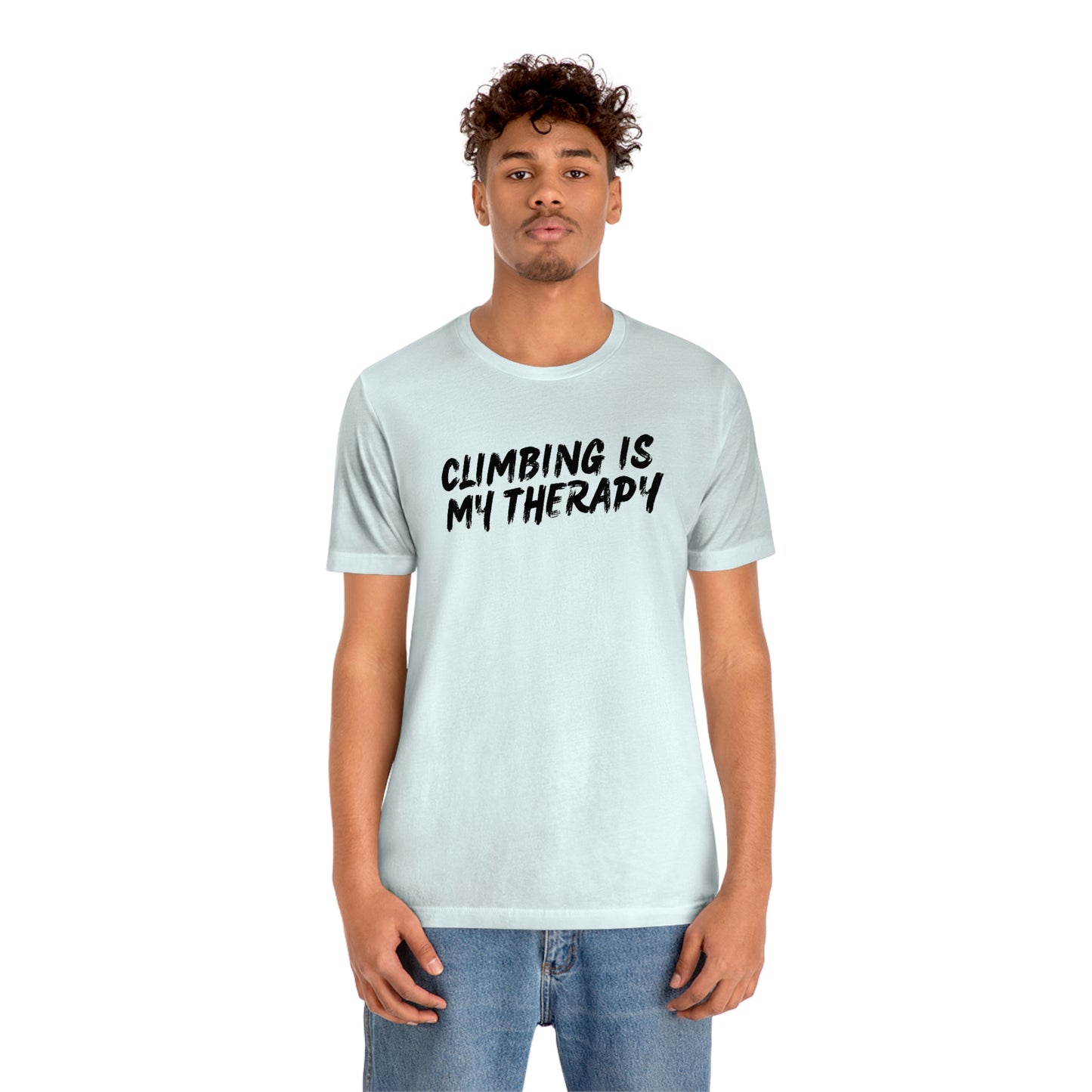 “Climbing is My Therapy” Tee
