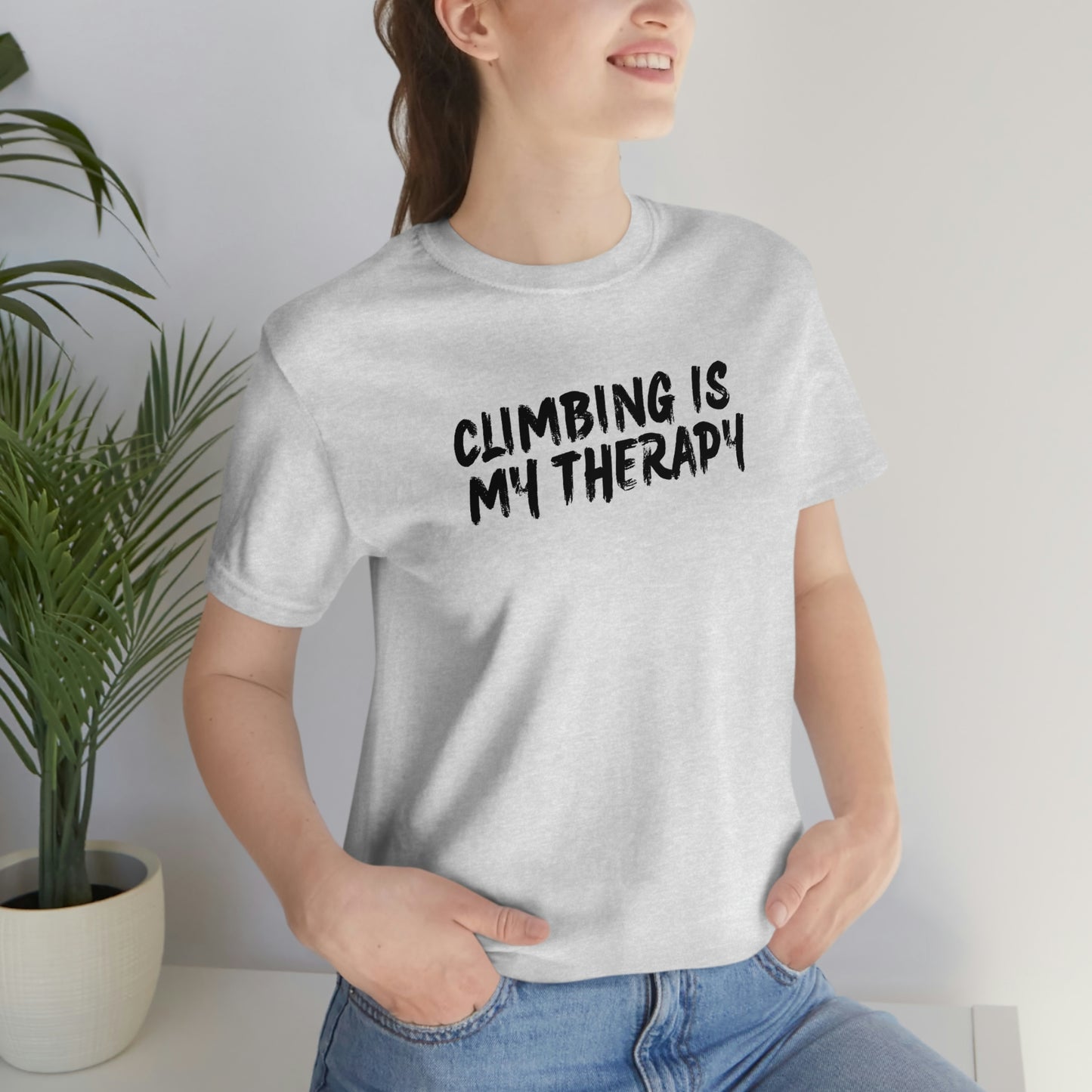 “Climbing is My Therapy” Tee