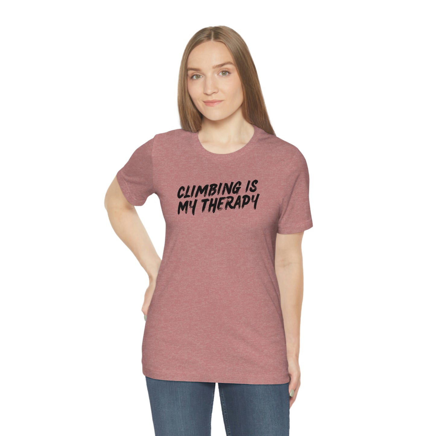 “Climbing is My Therapy” Tee