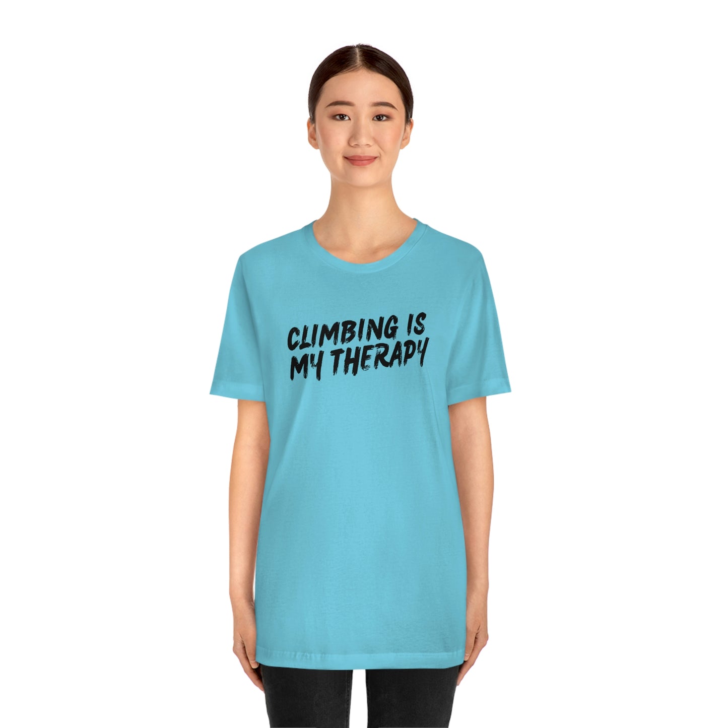 “Climbing is My Therapy” Tee