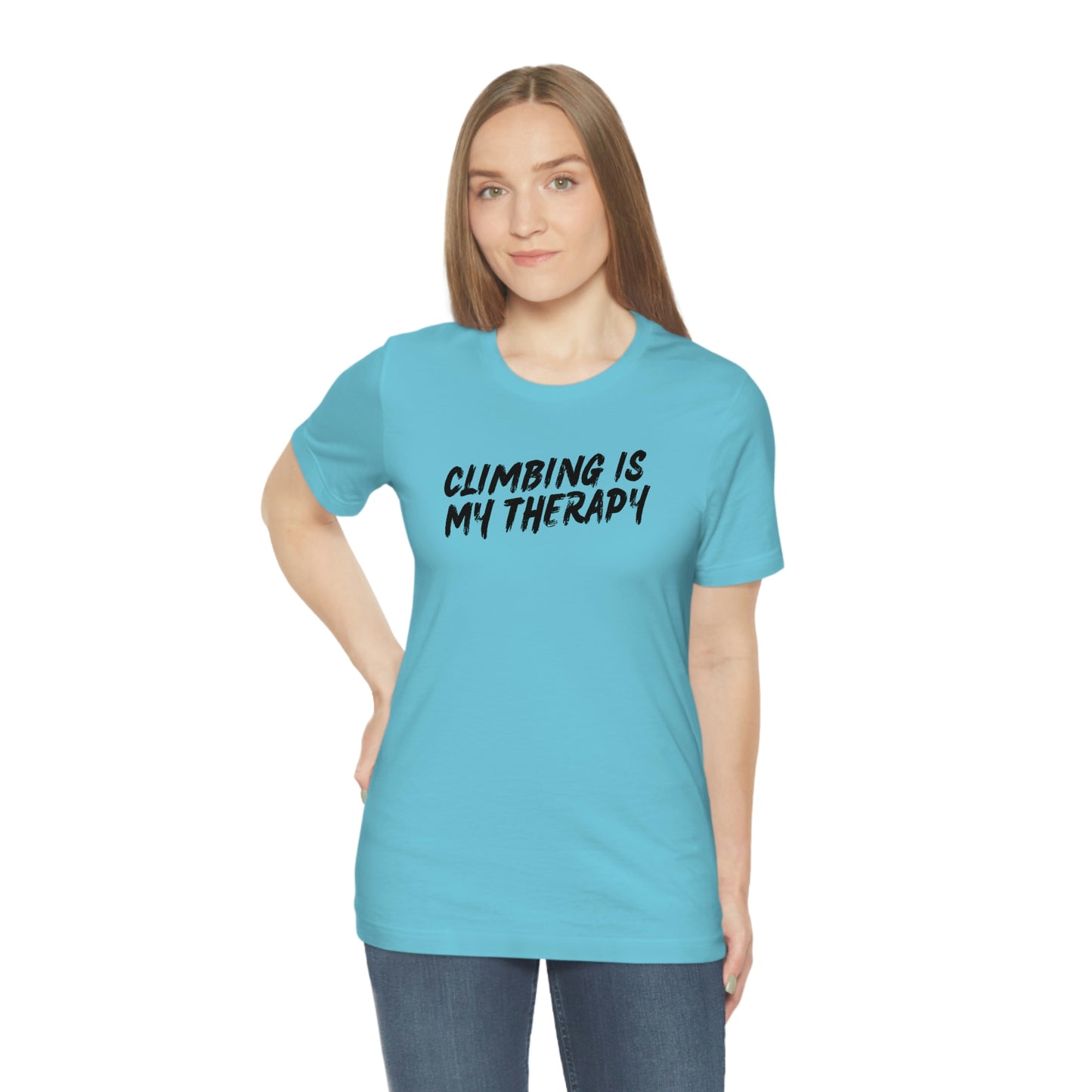 “Climbing is My Therapy” Tee