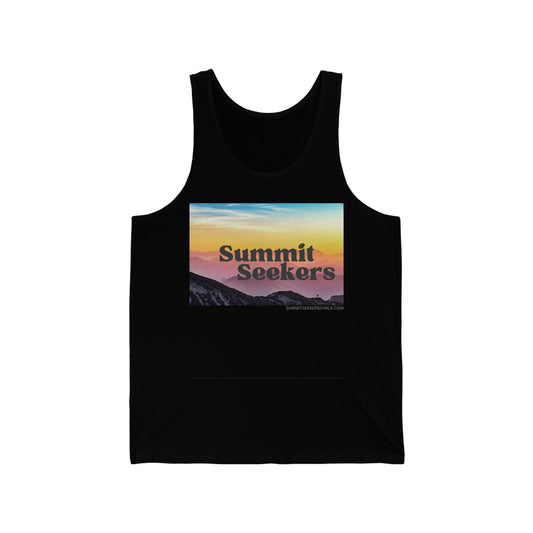 ‘Summit Seekers Mountain’ Unisex Jersey Tank